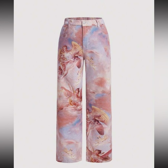 Cherub Print Jeans BNWT - Picture 1 of 8